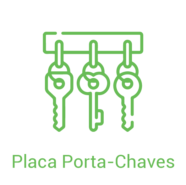 Placas Porta-Chaves - Laser Madeira