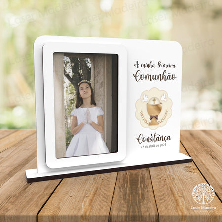 Moldura Personalizada com Cálice - Laser Madeira