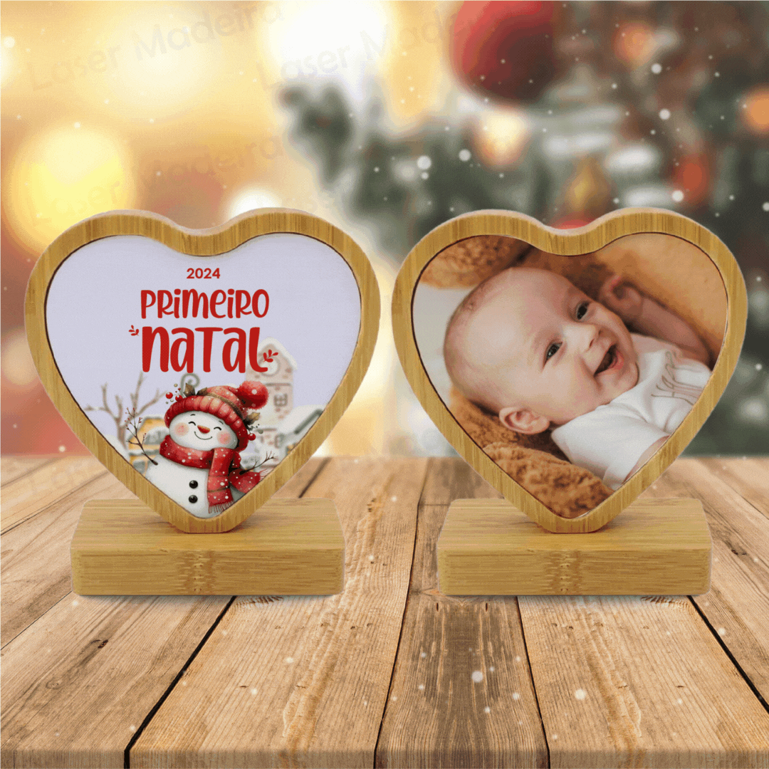 Moldura de Natal Personalizada