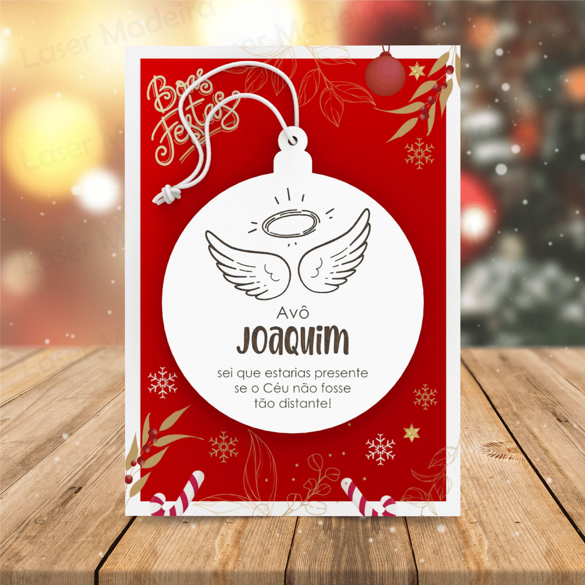 Bola de Natal Personalizada