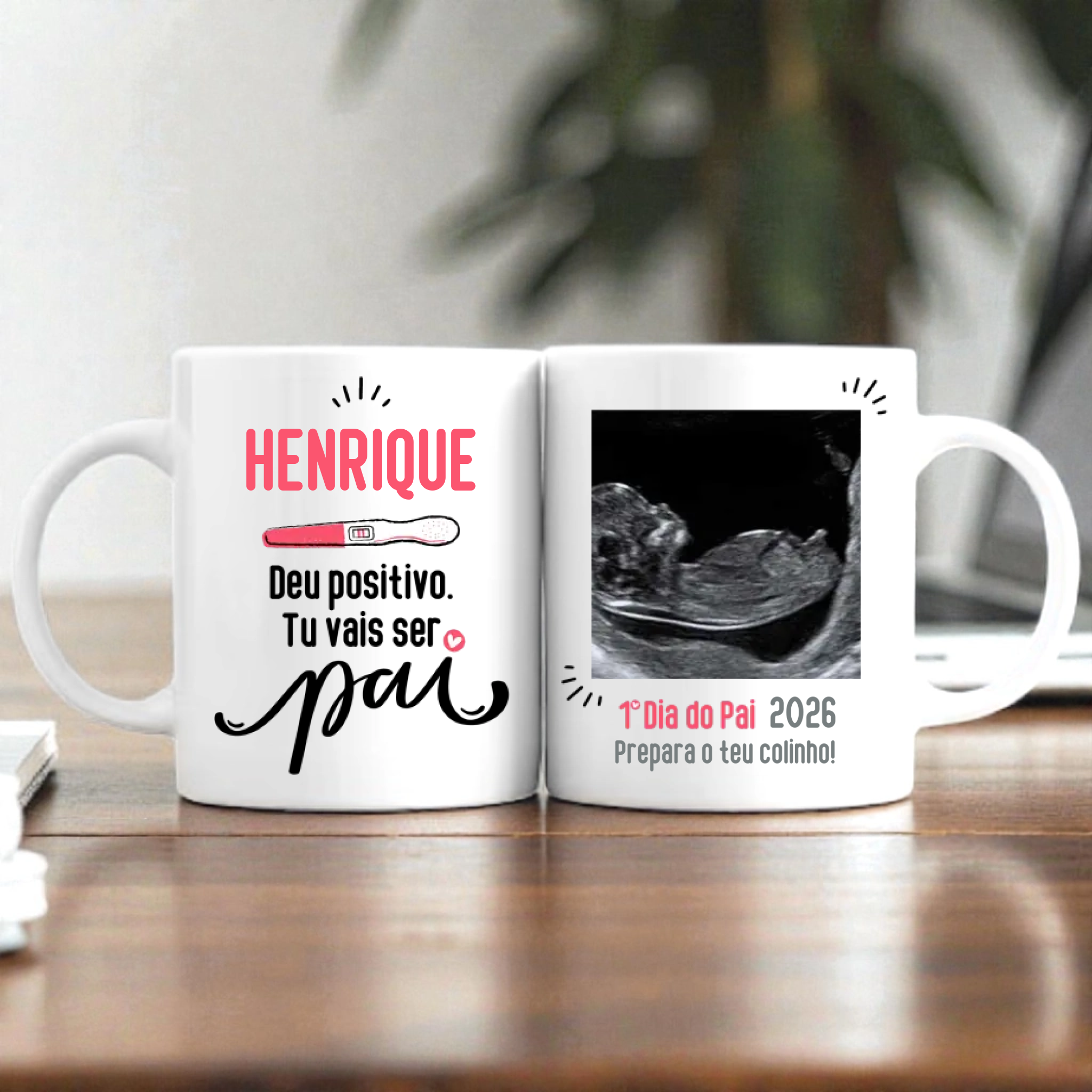 Caneca Dia do Pai Personalizadas com Fotografia (vários modelos disponíveis) - Laser Madeira