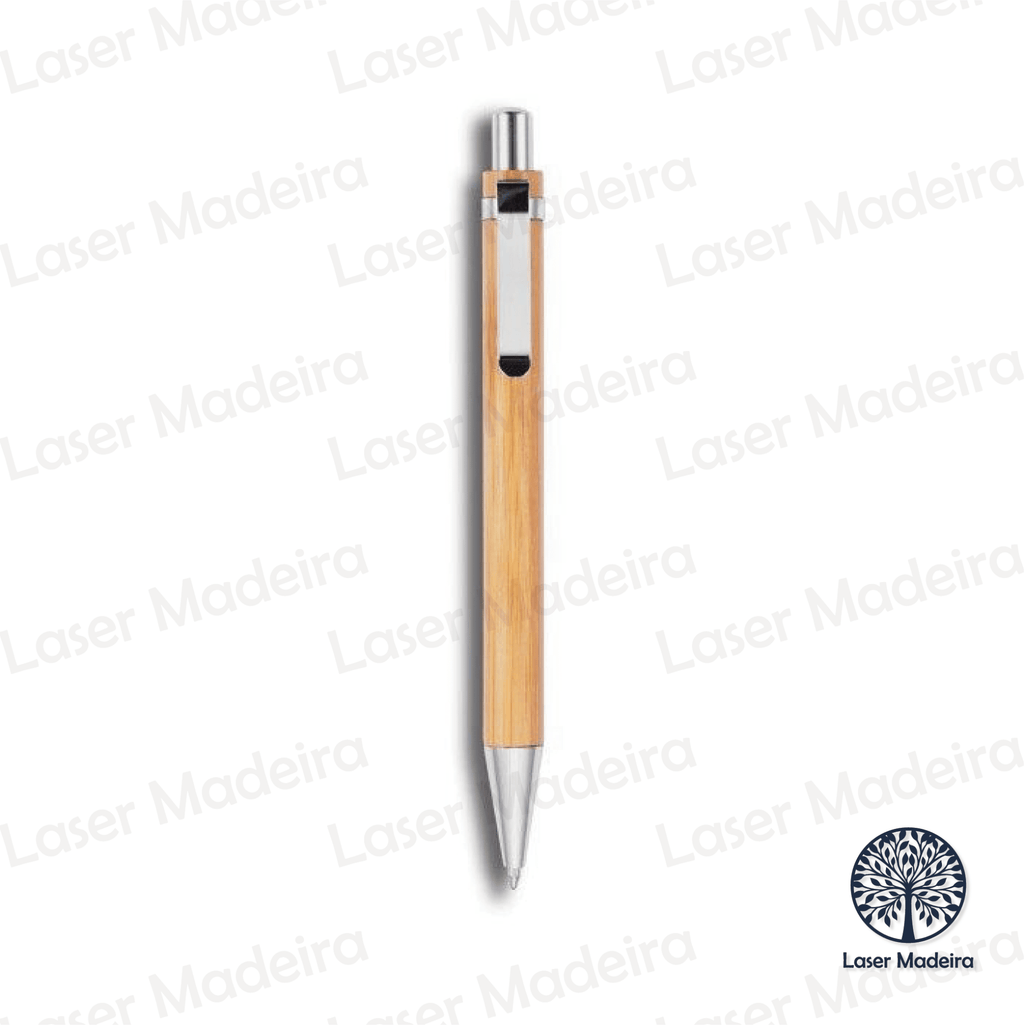 Caneta em Bambu sem personalização [REVENDA] - Laser Madeira