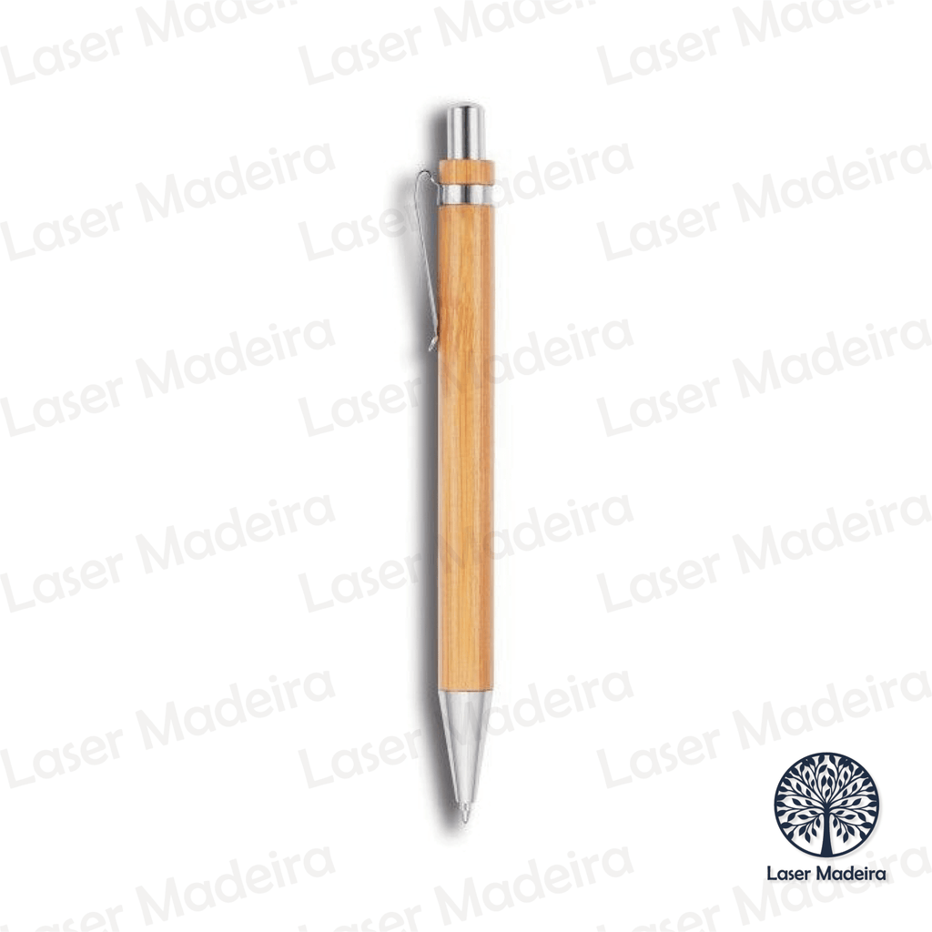 Caneta em Bambu sem personalização [REVENDA] - Laser Madeira