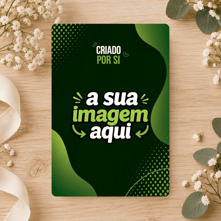 Convite Personalizado com a Sua Imagem - Laser Madeira