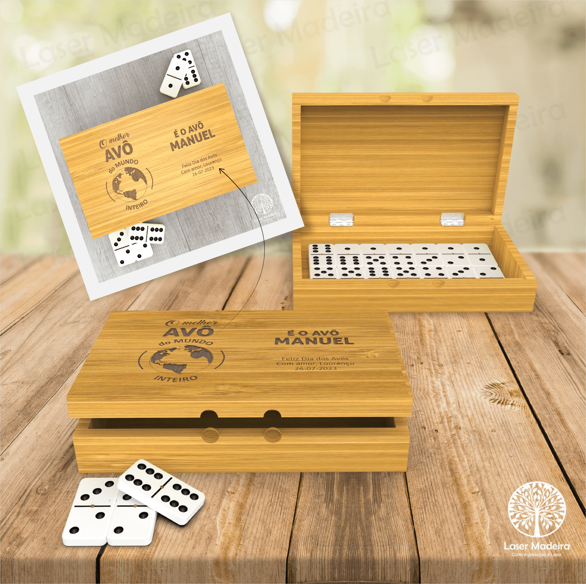 Dómino - "Melhor do Mundo" - Laser Madeira