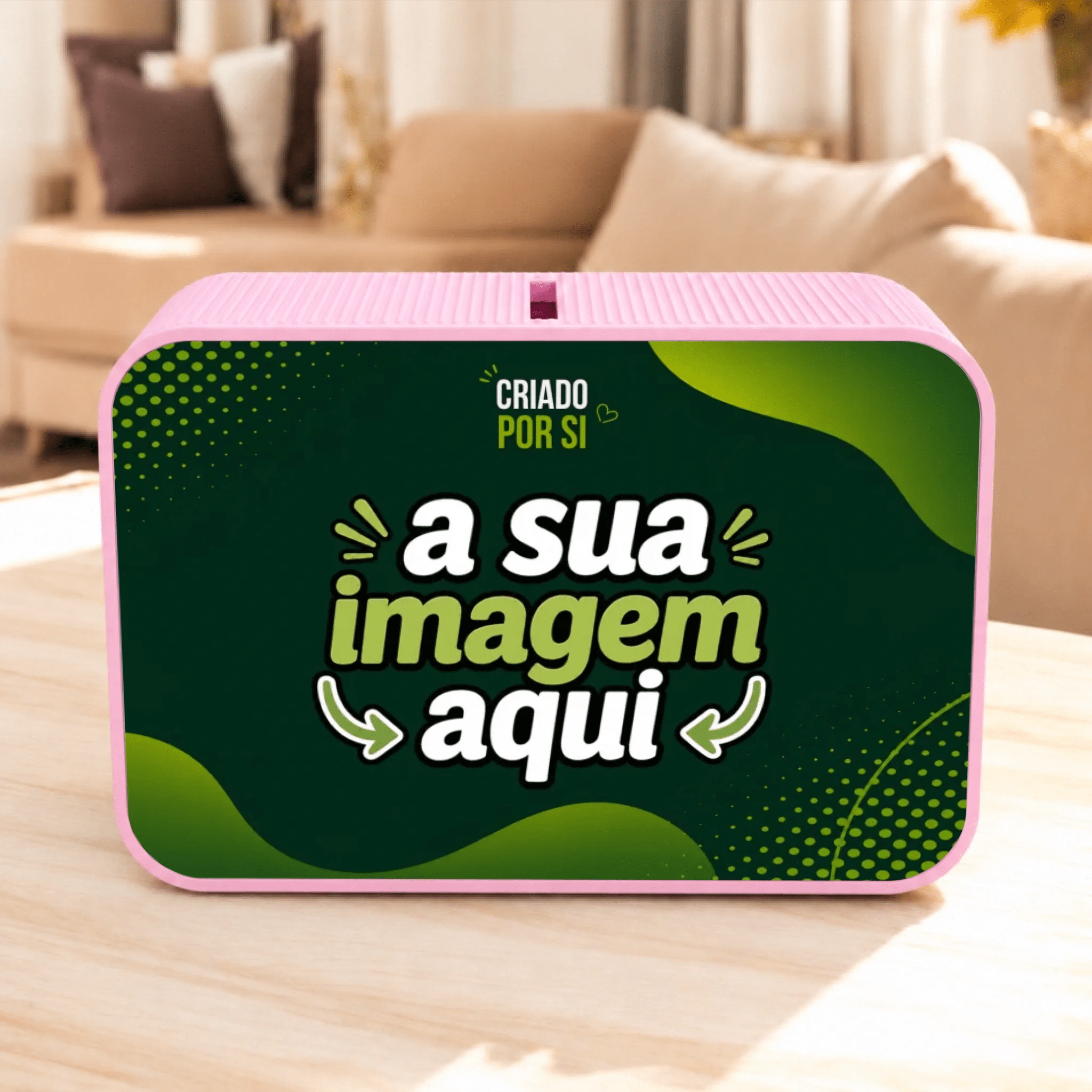 Mealheiro Personalizado com a Sua Imagem – 5 Cores disponíveis - Laser Madeira