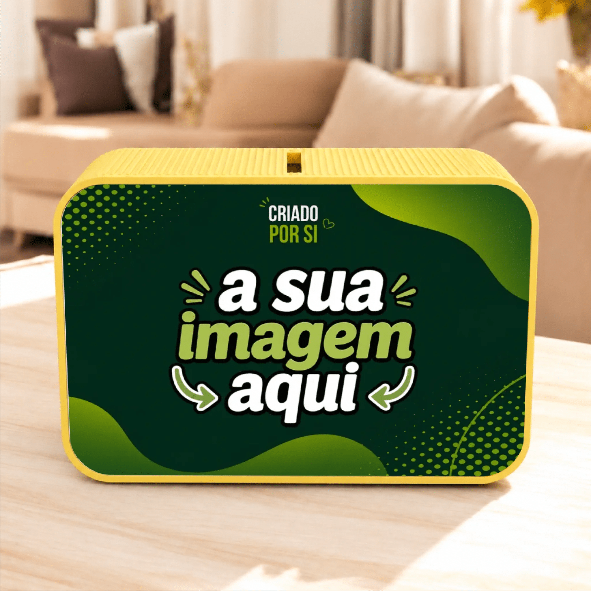 Mealheiro Personalizado com a Sua Imagem – 5 Cores disponíveis - Laser Madeira