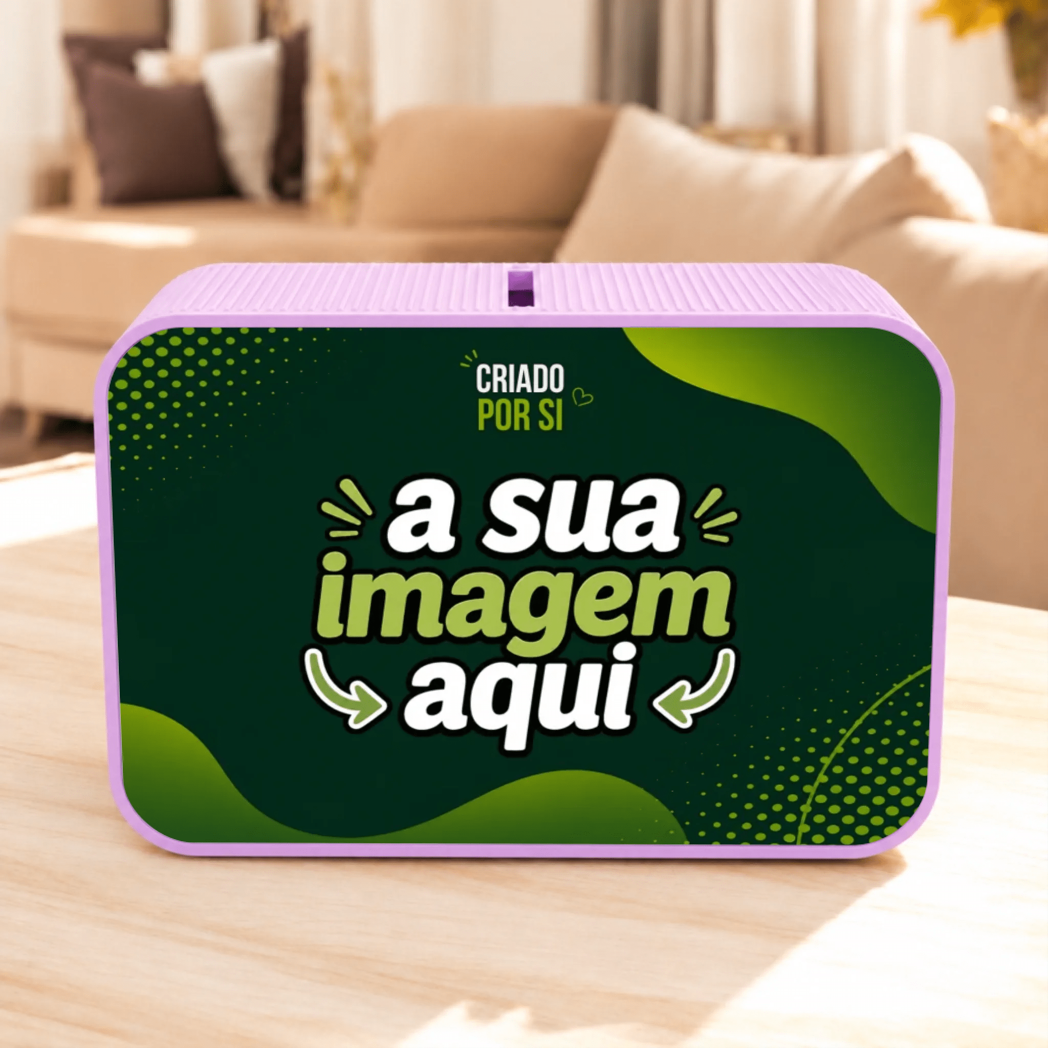 Mealheiro Personalizado com a Sua Imagem – 5 Cores disponíveis - Laser Madeira