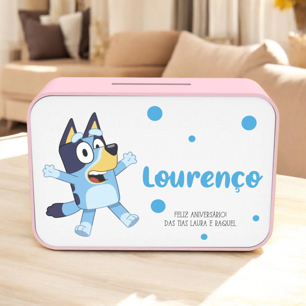 Mealheiro Retangular Personalizado - Desenho Animado - Laser Madeira