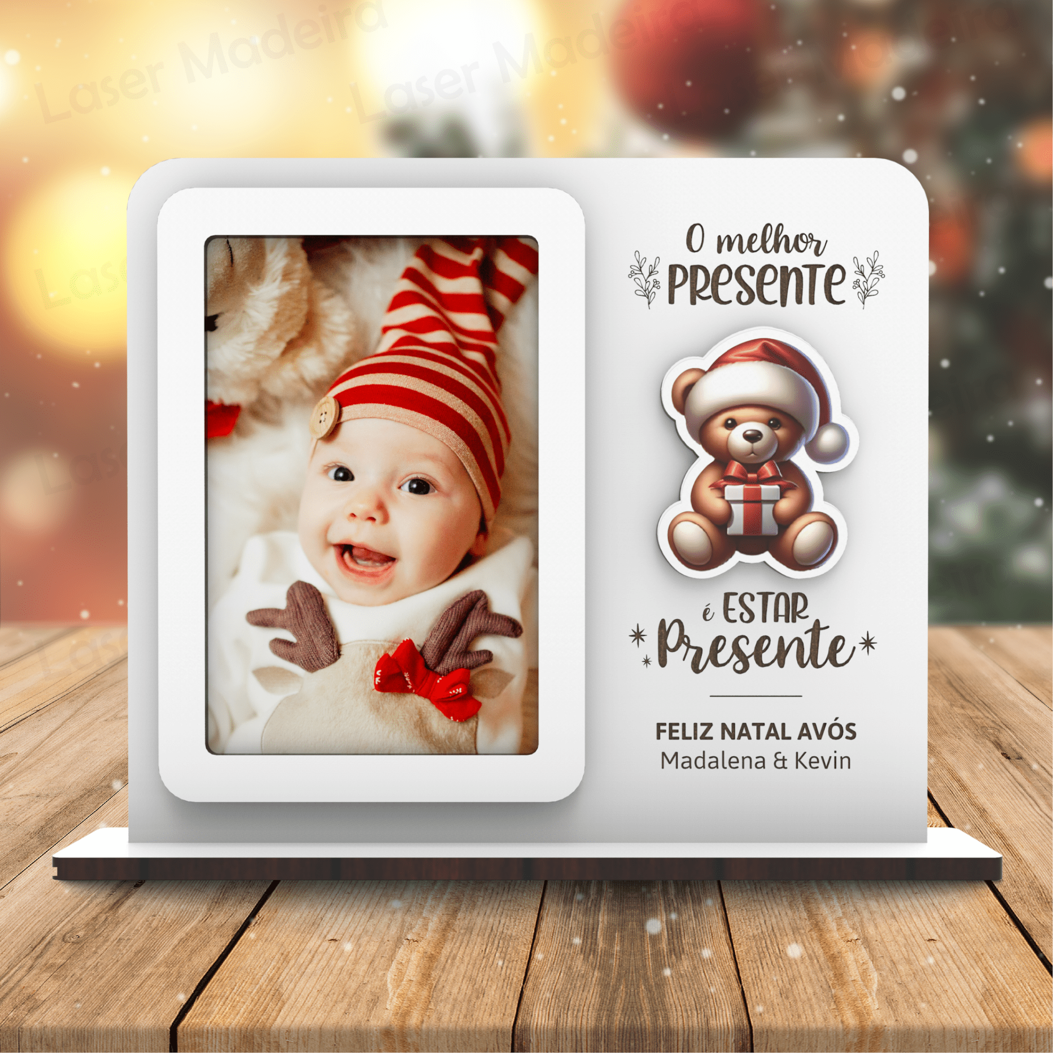 Moldura de Natal Infantil