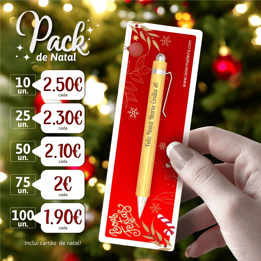 Caneta de Bambu
