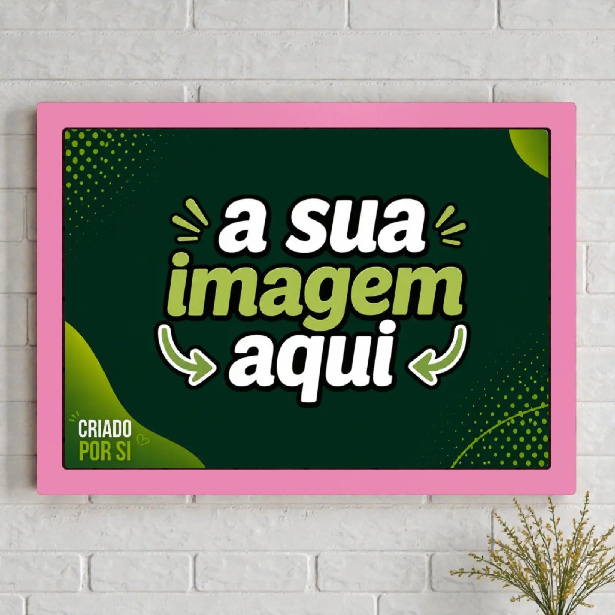 Quadro Personalizado com a Sua Imagem em MDF - Laser Madeira