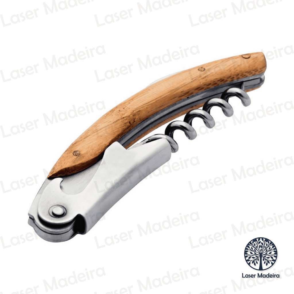 Set de Vinho com Acessórios - Modelo 1 - sem personalização [REVENDA] - Laser Madeira
