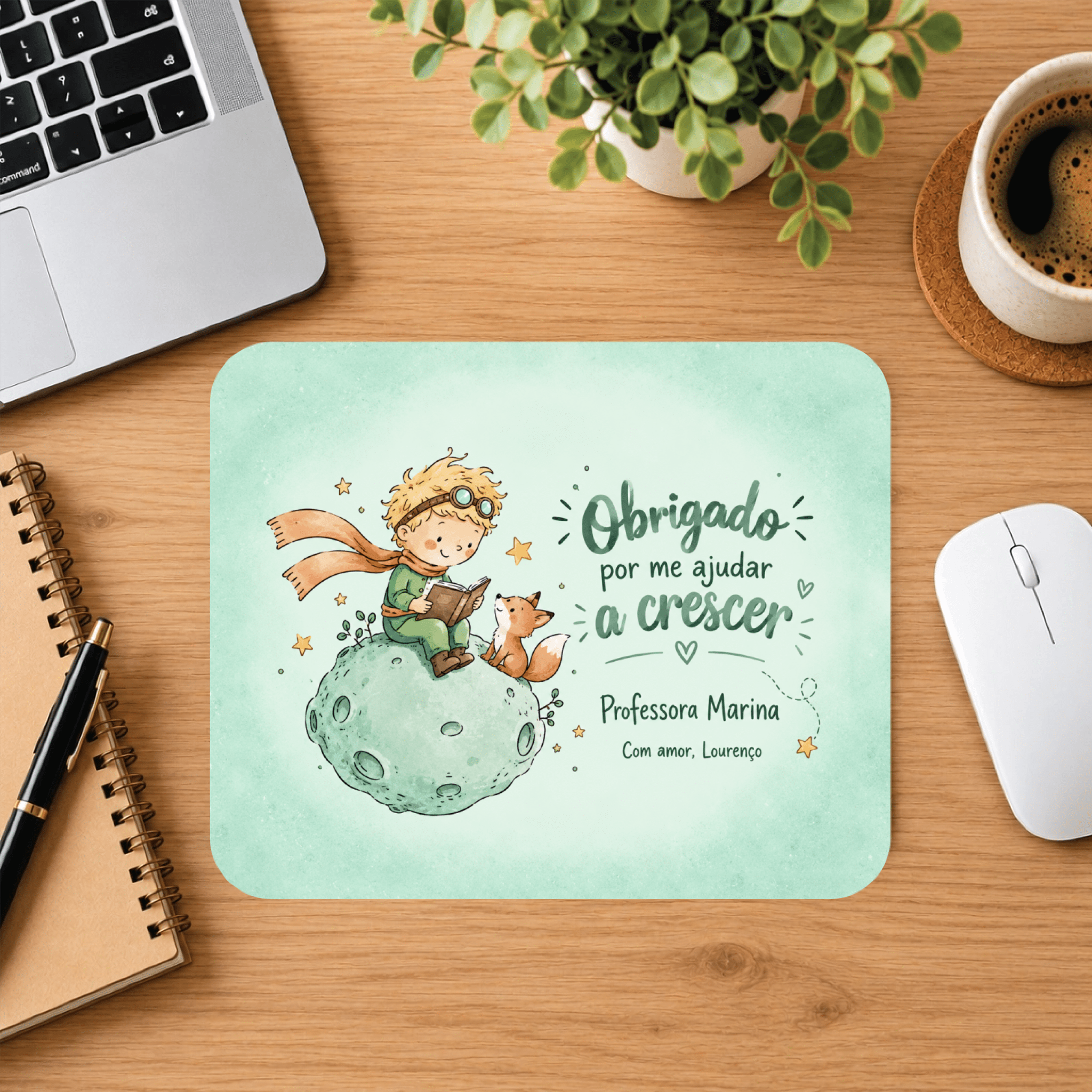 Tapete para Rato - Mousepad Personalizado com a Sua Imagem! - Laser Madeira