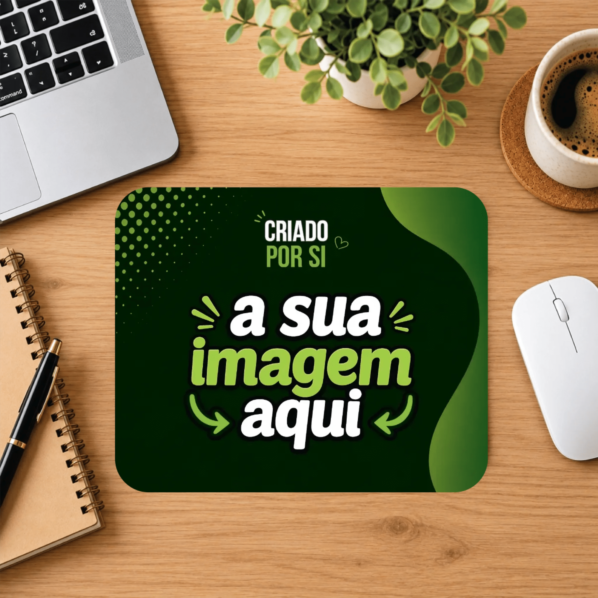 Tapete para Rato - Mousepad Personalizado com a Sua Imagem! - Laser Madeira